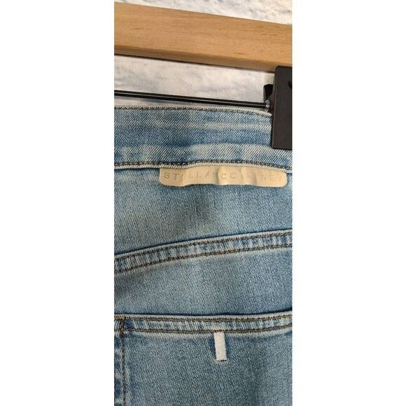 Stella McCartney Sky Blue Wide Leg Jeans - Picture 5 of 8